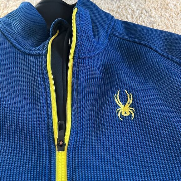 Spyder
Core Men's 1/4 Zip Thermal Waffle Knit Sweater Pullover Jacket Blue XXL - Picture 2 of 9